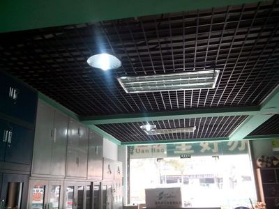 欧佰天花彩色铝格栅 家具城吊顶的性价比之选